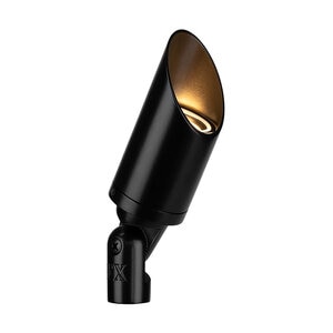 FX Luminaire Black Finish CA51, ECO 9VA, K30, FLD, FB MR16 ACCENT, STAKE