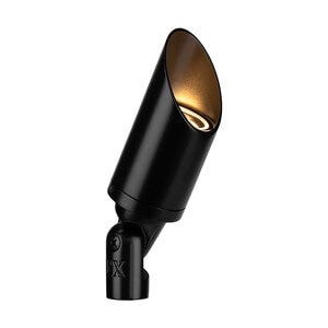 FX Luminaire Black Finish CA51, ZD 5VA, K27, FLD, FB MR16 ACCENT, STAKE