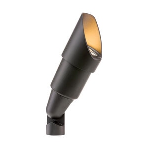 RS Up Light ECO 6W K27 Flood Long Shroud Flat Black 
