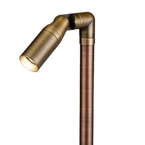 FX PP36 Pinnacle Directional Path Light 4.5VA 240 Lumen LED 2700K 18 in Riser Antique Bronze