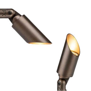 FX CA51 Cora Accent Light 5.4VA MR-16 Pro LED Lamp 2700K 60 Degree Flood Antique Bronze