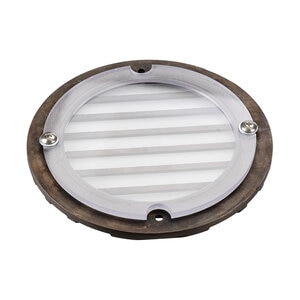 FX CN73 Cora Well Light 8.5VA PAR-36 Eco LED Lamp 2700K 35 Degree Flood Linear Grate Antique Bronze