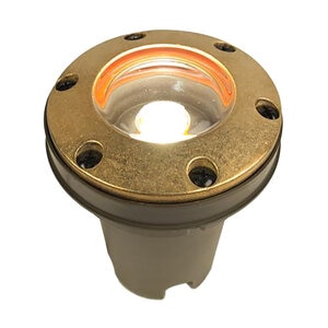 FX FC In-Grade Well Light LED 35W 2400K Ring Natural Brass