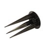 FX Lighting 3 Prong Stake Black PVC 9 in.