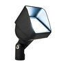 FX LC Wall Wash Luxor ZDC Aluminum Housing Flat Black 9.1W 95 Degree LED