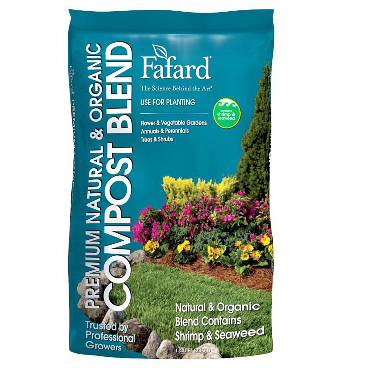 Fafard Premium Natural & Organic Compost Blend 1 cu. ft. Bag | SiteOne US