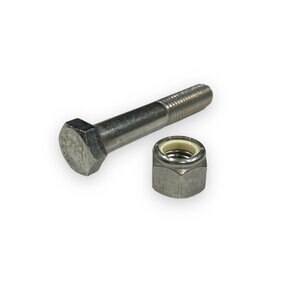 Fasteners Direct Bolt Nylock Stainless Steel 1 1/2 in.