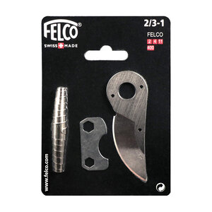 Felco Pruner Blade Replacement Kit - Stainless Steel Bypass Blades (1 in. Length, Thickness Options: 2/3 in., 2/11 in., 2/30 in.)
