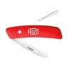 Felco Handheld Promo Knife 3.74 in. Stainless Steel Blade with Red Handle - 0.13 lb.