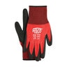 Felco Workwear Gloves 13 Gauge HPPE Knitted with Nitrile Coating Red/Black-XL