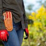 Felco Workwear Gloves 13 Gauge HPPE Knitted with Nitrile Coating Red/Black-XL