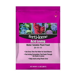 Ferti-lome Acid Loving Water Soluble Plant Food 31-11-11 1.5 lb.