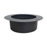Firegear LUME Smokeless Firepit Insert Double Wall Round Black with Flat Lid fits 27 in. - 33 in.
