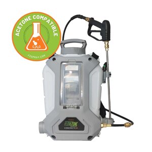 Concrete+ Typhoon 3 Acetone-Compatible Variable Pressure Battery Backpack Sprayer (4 Gallon)