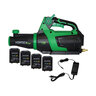Wessol FlowZone Vortex Flex Battery Powered Handheld Mist Blower + 4 Batteries (does not include sprayer tank)