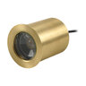 3W LED MR16 36 Degree FL Brass Paver Insert Light Black Tex