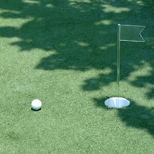 Clear Acrylic Flag 19 in. For PGL-05 Cup