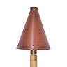LARGE COPPER TIKI TORCH, ACID RUST, NO LAMP