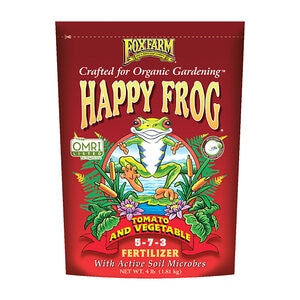 FoxFarm Happy Frog Tomato & Vegetable Fertilizer 4 lb. Bag