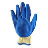 Latex White With Dipped Blue Gloves (12/pk)