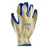 Latex White With Dipped Blue Gloves (12/pk)