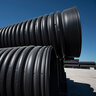 Fratco TRU-FLO Drain Pipe Corrugated Solid 4 in. x 10 ft.