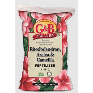 G&B Organics Rhodederon, Azalea, Camellia Fertilizer 4 lb. Bag