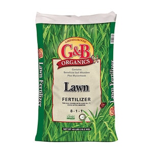 G&B Natural Organic Lawn Fertilizer 8-1-1 40 lb.