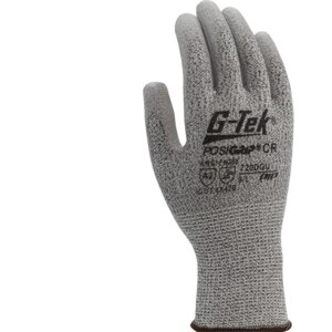 PosiGrip Seamless Knitt HPPE Blended Gloves w/ Poly Coated Flat Grip On Palm & Fingers Medium