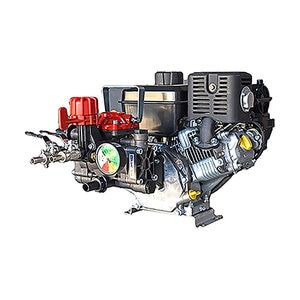 GNC Pump & Engine Assembly: AR D252GRGI w/ Pressure Gauge Vanguard 5.0 Manual Start Engine Stainless Steel Transport Plate w/Tach