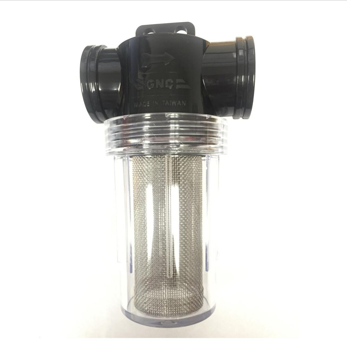 1 in. Inline Strainer/Filter/ 1 in. FMPT Inlet-Outlet/20 Mesh SS/Clear ...
