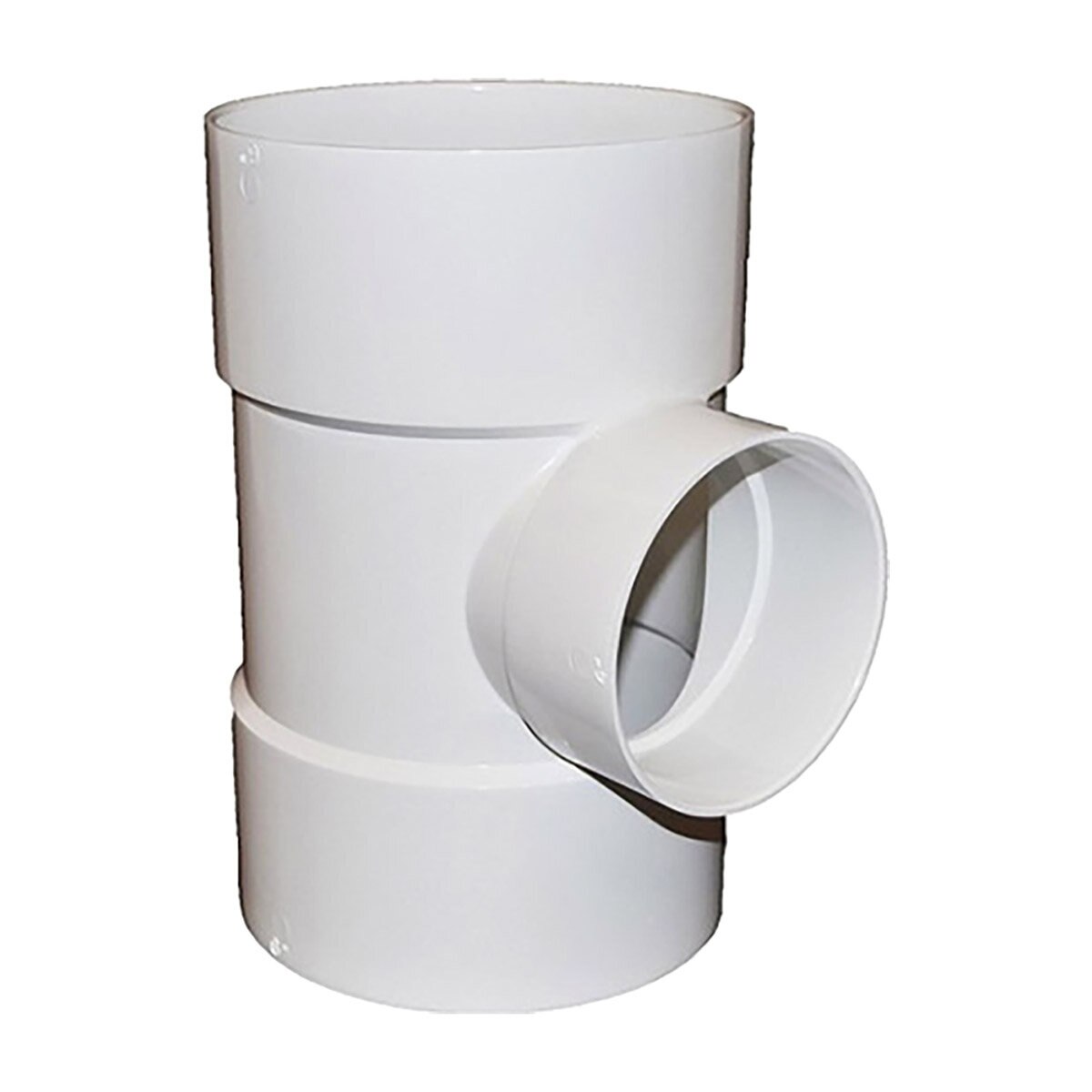 Solvent Weld Sewer & Drain PVC Tee 10 in. x 6 in | SiteOne US