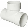 PVC Sewer & Drain Gasket Tee 4 in.