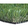 PST Synthetic Turf Saratoga Light 50 oz. Face Weight 1-3/4 in. Emerald Green/Olive Green Blades Brown/Green Thatching