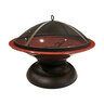 Fire Pit Vesta Enameled Ox Blood Red 25 in. x 20 in.