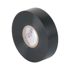 Gardner Bender 3/4 in. x 60 ft. Black Electrical Tape - 7 Mil PVC for Durable Insulation and Protection