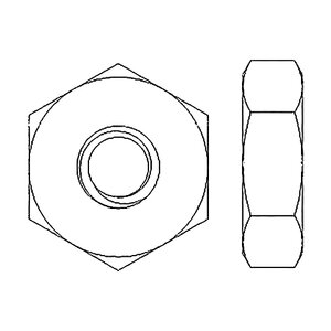 Nut Hex Ms SS #8-32