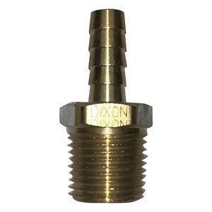 Hose Barb Brass 1/2MPT X 3/8
