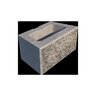 General Shale GeoStone G10 8 in. Square Foot Wall Standard Gray 8 in. x 10 in. x 17-5/8 in. (48 pc./pallet)