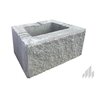 General Shale GeoStone 8 x 18 x 12 in. Square Foot Wall Gray (36 pc./pallet)