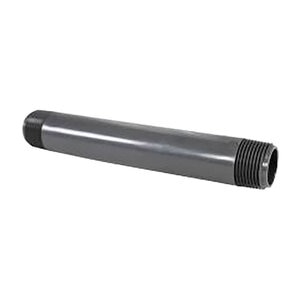 Genova Nipple Machined TBE Sch 80 PVC 1 in. x 4 in.