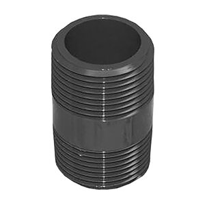 Nipple Molded TBE SCH 80 PVC 1/2 in. x CLOSE 