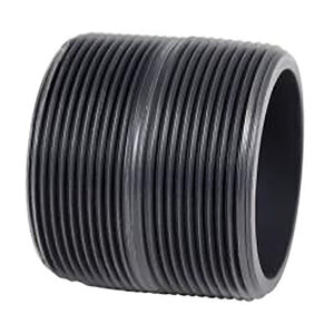 Genova Nipple Machined TBE Sch 80 PVC 2 in. x 3 in.