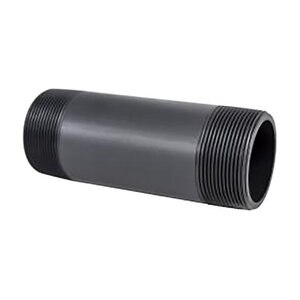 Genova Nipple Machined TBE Sch 80 PVC 2 in. x Close