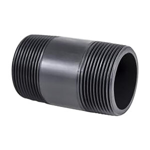 Genova Nipple Machined TBE Sch 80 PVC 1-1/4 in. x 18 in.