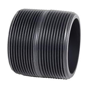 Genova Nipple Machined TBE Sch 80 PVC 2-1/2 in. x 3 in.