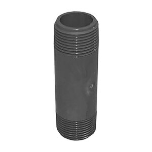 Genova Nipple Molded TBE Sch 80 PVC 3/4 in. x Close