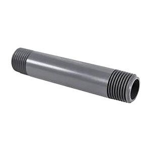 Genova Nipple Machined TBE Sch 80 PVC 1/2 in. x 2 in. 