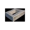 GeoStone G12 4 in. Gray 4 in. x 18 in. x 12 in. (72 pc./pallet) 