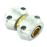 Gilmour Heavy Duty Clamp Hose Mender Zinc/Brass 5/8 in. & 3/4 in.